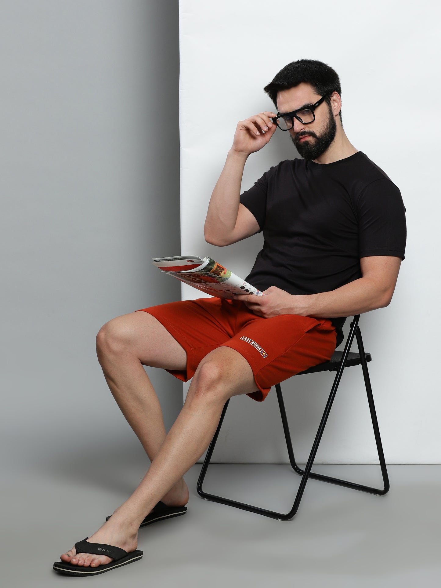 Rust Orange - Laid Back Shorts