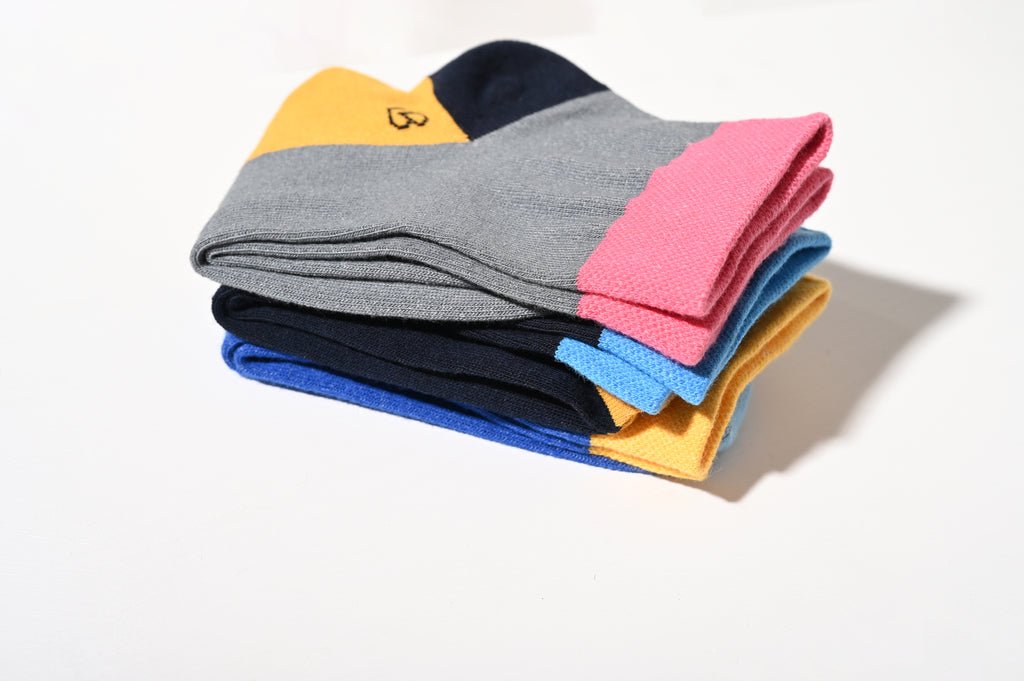 Sunburst - Hue Fives Ankle Length Socks