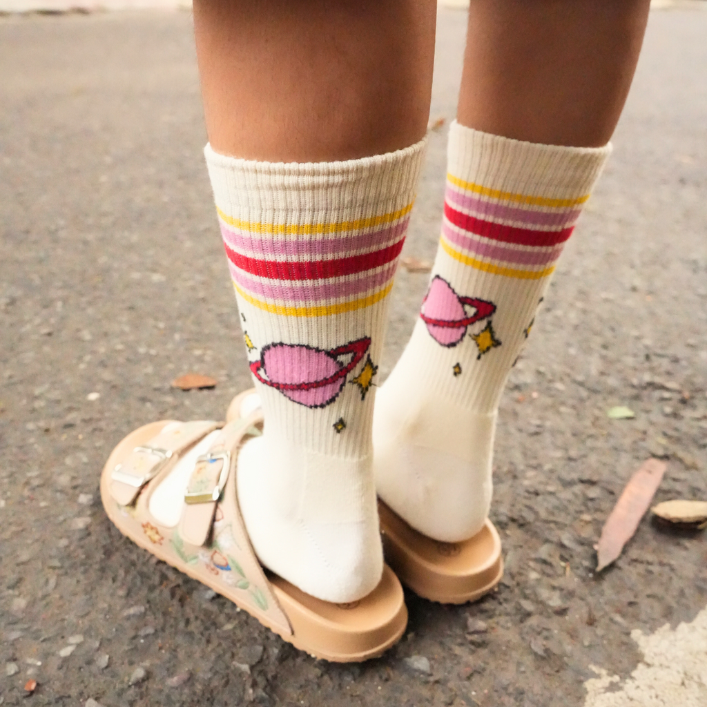 Saturn Stripes- OG Sneaker Socks