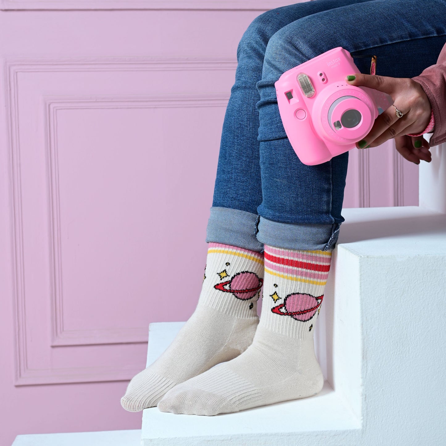 Saturn Stripes- OG Sneaker Socks