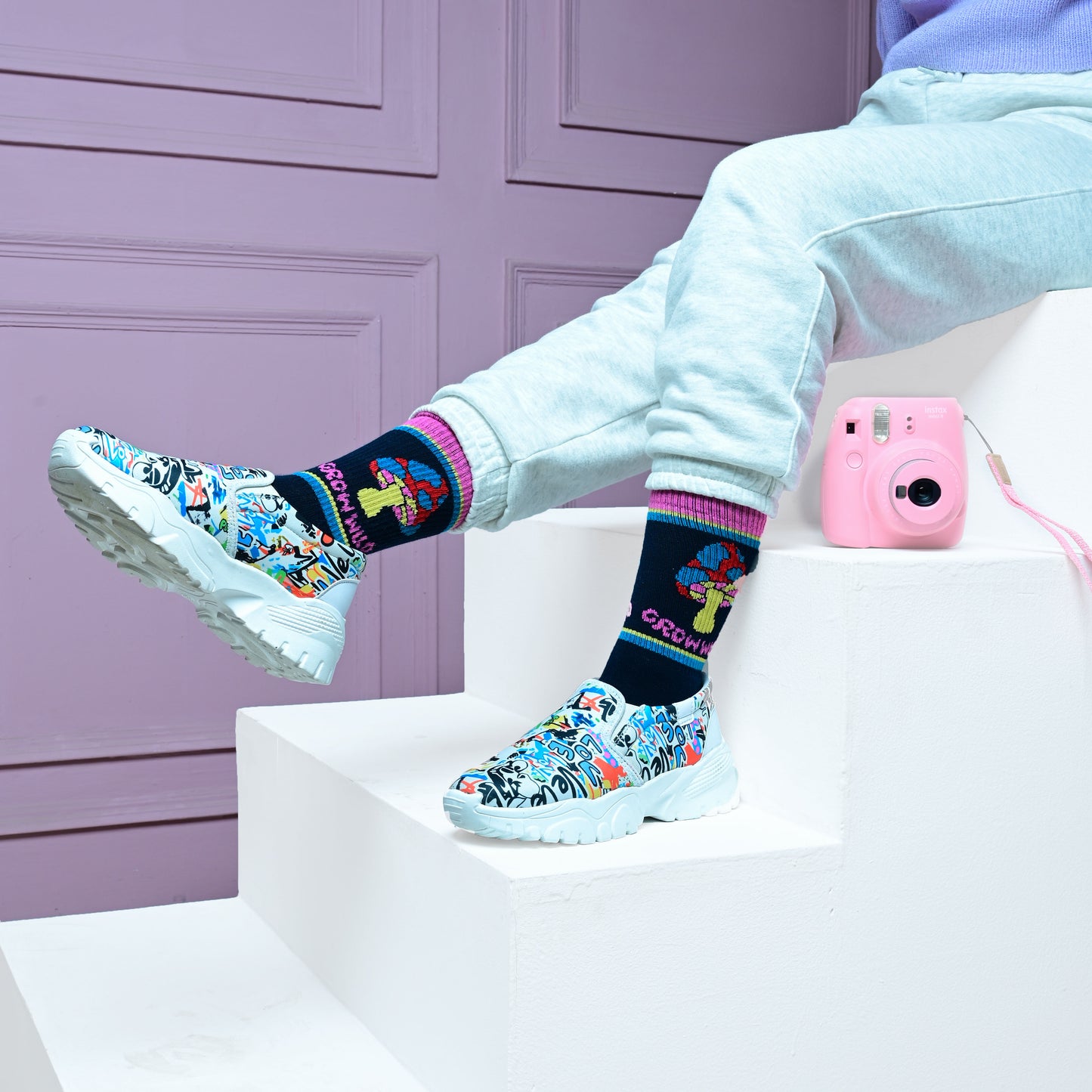 Wild Shrooms - OG Sneaker Socks