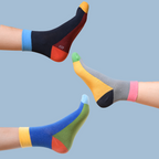 Sunburst - Hue Fives Ankle Length Socks
